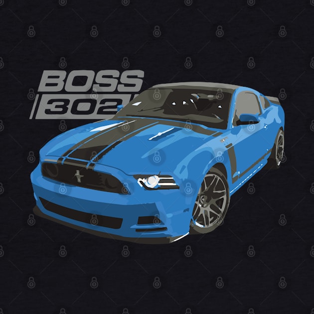 Grabber Blue Boss 302 by cowtown_cowboy